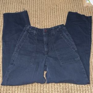 Reformation Navy Blue Jeans